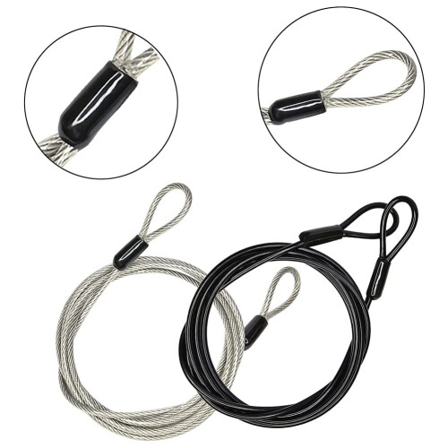 Travel Security Cable Lock,Braided Steel Coated Cable 1