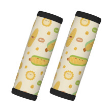 2 Pcs Cute Sweet Corn Luggage Handle Wraps - Suitcase Tags & Covers, Travel Accessories for Flying