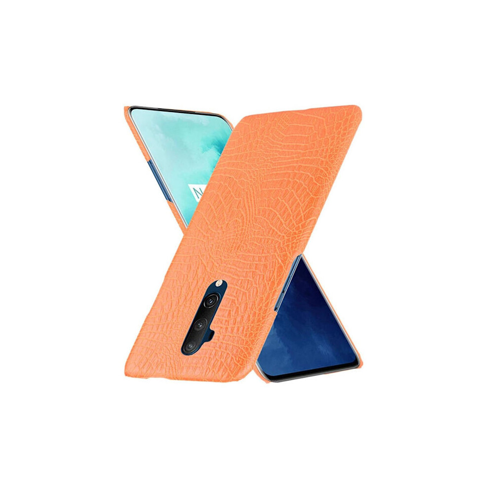 Croco Compatible With Oneplus 7T Pro Case - Orange 9191629435609