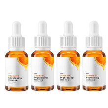 Vitamin C Face Serum for Dark Spots Brightening and AntiAging, Hydrating Facial Essence, 4 Count