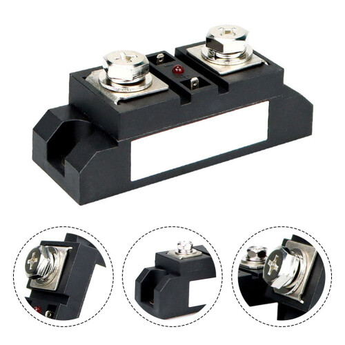 Mosiee Solid State Relay for SSR,Single Phase Input, 4-32VDC Output, 30-480VAC 2