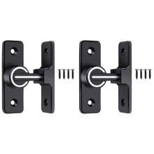 2 Fechaduras para Porta de Celeiro, Trava Deslizante para Porta de Celeiro, Trava Luminosa de 90 Graus para Portão Reforçada, Adequada para Jardim
