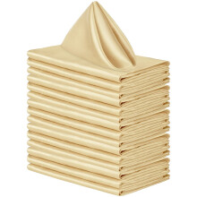 Cterwk 16 Pcs Napkins Soft Dinner Napkins Square Table Napkins 20 x 20 Inches for Restaurant Weddings Party Charistmas Decoration