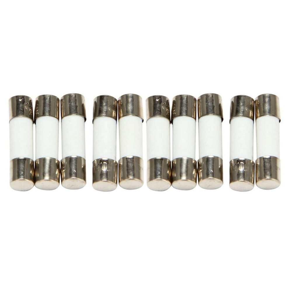 10Pcs 250V 0.5A 500Ma Fast Blow Ceramic Fuses Tubes 5Mm X 20Mm 9191629504480