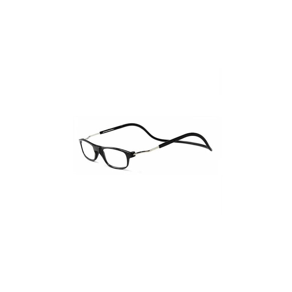 Practical Reading Glasses (Available in strength up to 4.0) MAGNET Black 1.0