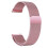 SKALO Milanese Loop για Mibro T2 - Περισσότερα χρώματα Ροζ 2