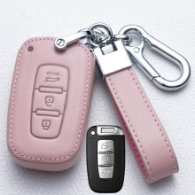 Capa de couro para chave de carro Kia Rio QL Sportage Ceed Cerato Forte R GT Stinger Sorento Optima K2K3K4K5Picanto para Hyundai D