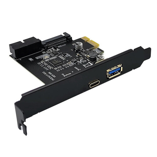 ΓΙΑ USB3.0Τύπος CΚάρτα μπροστινού προσαρμογέα PCIE με εσωτερική κάρτα προσαρμογέα 19