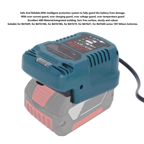 Caricabatterie portatile da 18 V per BAT609 BAT610G 2