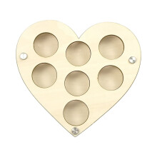 1 Set Golf Tee Show Rack Display Shelves Display Shelf Golf Holder Softball Supply Wood Display Stand Honeycomb B