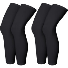 Manchons de compression pour les jambes, genouillères longues, protection UV, pour hommes et femmes, sport (basketball, football).