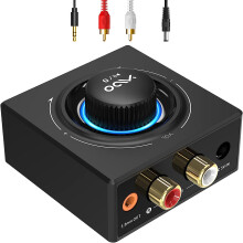 B06T3Bluetooth5.3-vastaanotin, SBC AAC Bluetooth -äänisovitin kotistereoihin, 30 metrin kantama, RCA3,5 mm