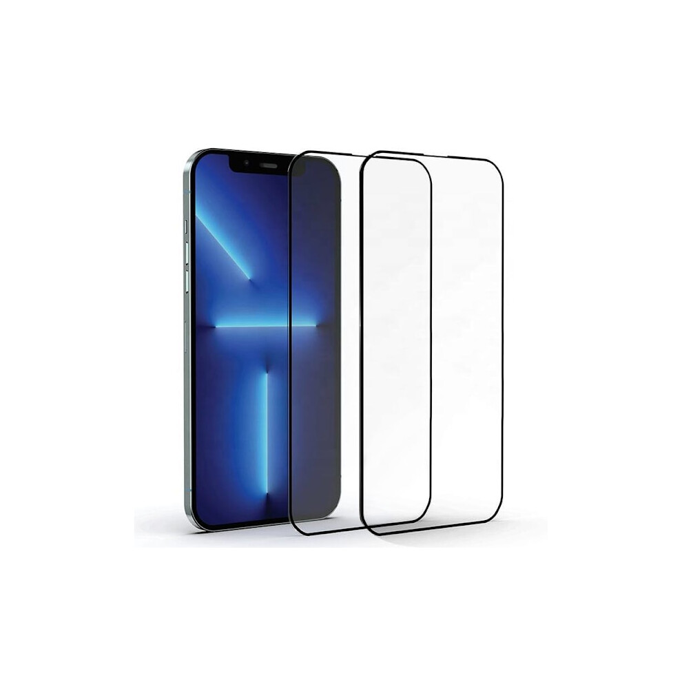 2-Pack Compatible With Iphone 13 / 13 Pro Tempered Glass Full Coverage Screen Protector 9191629507511