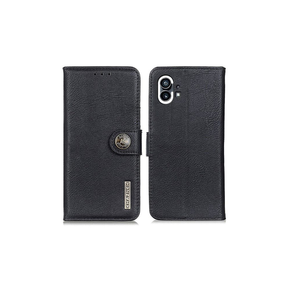 Khazneh Nothing Phone (1) Wallet Case - Black 9191629507641