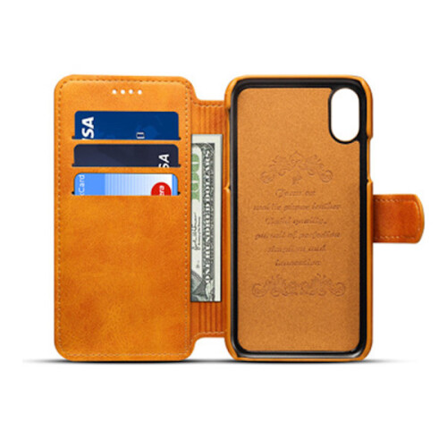 Stylish Wallet Case (Class-S) for compatible with iPhone X/XS Grey 2