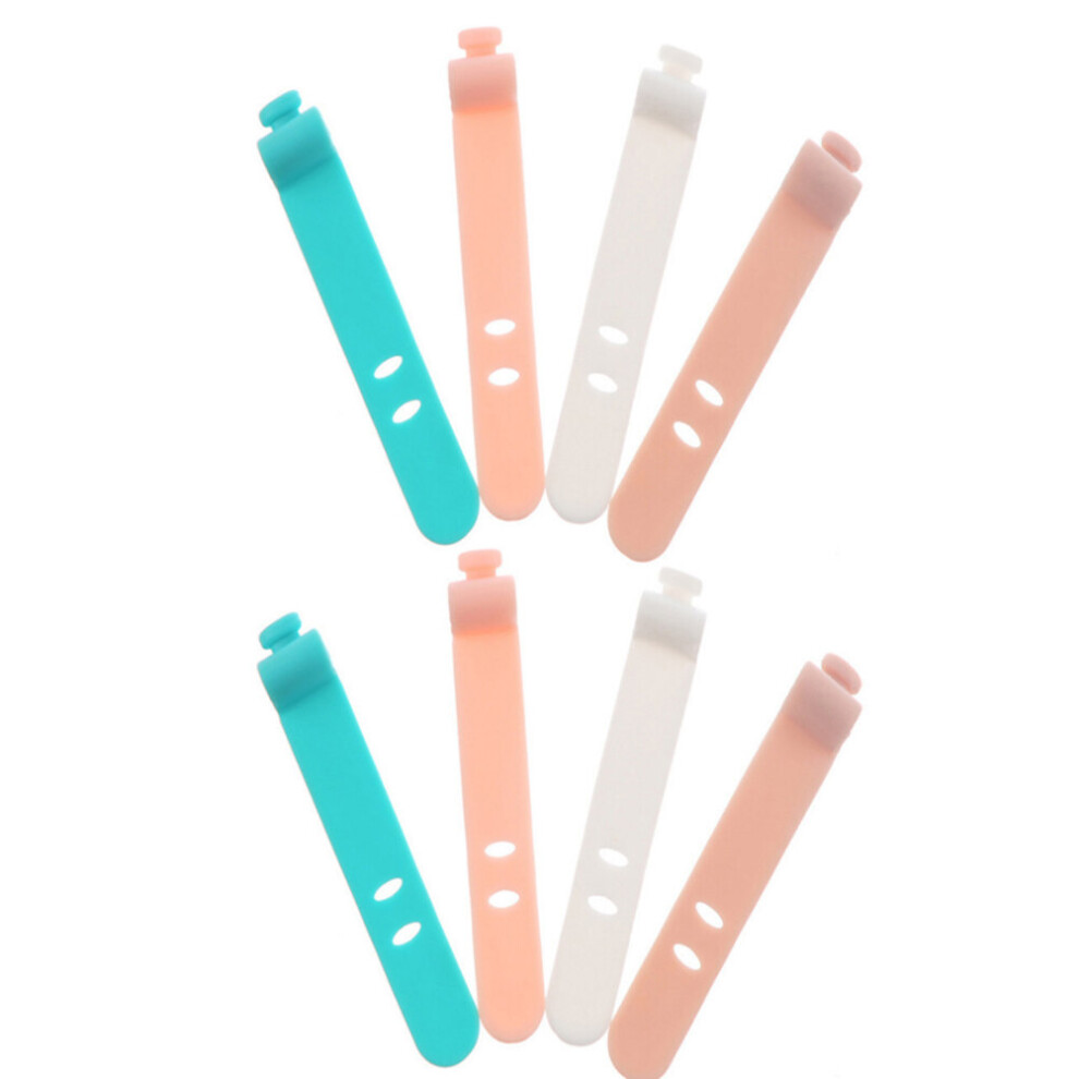 16Pcs Silicone Cable Winder Organizer Wire Tie Band Wrapped Cord Line Storage Holder For Earphone Usb Cable Accessories 9191629508389