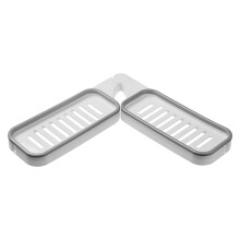 Yonrjhukm Toilet Hjørne Brug Hylde Sammenklappelig Badeværelse Opbevaringsstativ Gratis Perforering Kreativ Bordplade Finishing Stativ