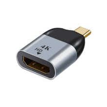 jixopn USB C-adapter Type C voor 4K60Hz HD-videoprojectie (mannelijk naar vrouwelijk) voor pc en laptop