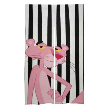 Pink Panther Doorway Curtain, 34 x 57 Inch Blackout Door Curtain Tapestry, Privacy Room Divider Curtain for Home Bedroom Kitchen Decor 2 Panel
