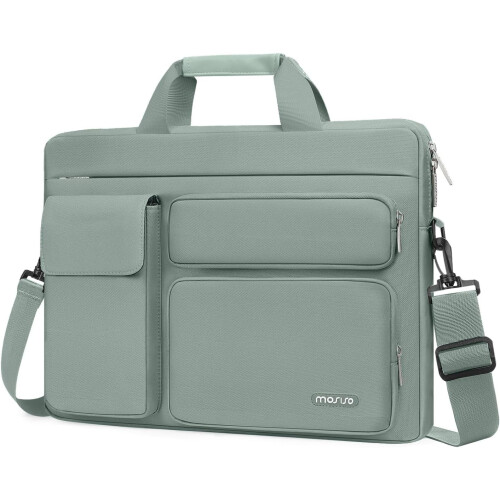 Bolsa de ombro para laptop compatível com MacBook Air 15 polegadas M3M2 2024 2023/Pro 16 M3M2M1 2024-2019, 15-15,6 polegadas
