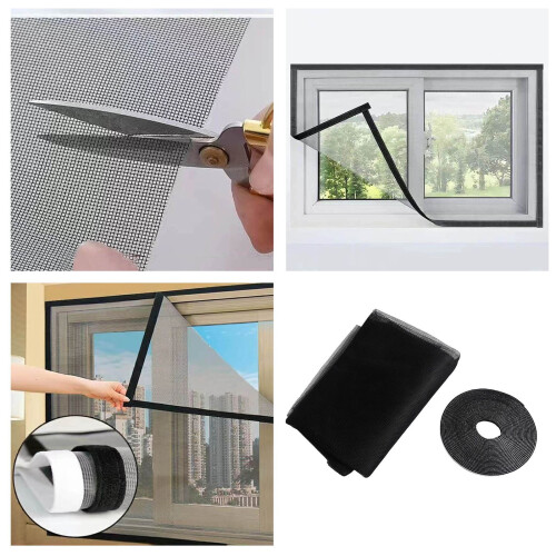 Net Window 1 Net Window 1 Roll Of Self Tape Window Net Window Net DIY. *2PCS 1