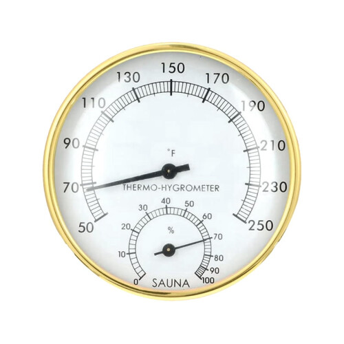 Θερμόμετρο σάουνας 2 σε 1 Fahrenheit, θερμόμετρο σάουνας και υγρόμετρο, παρακολούθηση