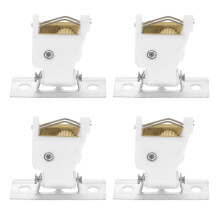 Conjunto de 4 travas universais para cordão de cortina romana, trava simples para cortina de vareta, acessórios para persiana de enrolar.
