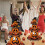Αστεία βάση για cupcakes για το Halloween με κολοκύθα, βάση για κέικ σε στρώσεις, 3 επίπεδα, 5