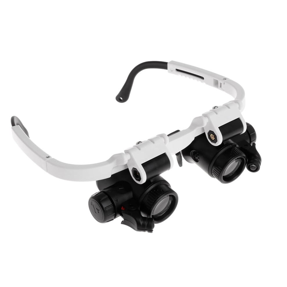 Light For Head Magnifier 8X 23X Headband Magnifying Glasses With For Close Work Hands Free Headset Head-Mounted Magnifyi