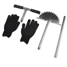 Lawn half moon trimmer for sidewalk, landscaping, garden lawn trimming tool