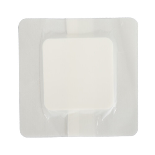 Parche hidrocoloide de espuma con borde 15x15cm