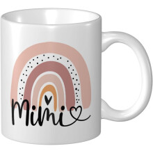 Funny Gigi Coffee Mug, Rainbow Ceramic Tea Cup, 11 Oz White Mug – Novelty Gift for Grandma, Mom, Aunt – Mothers Day, Birthday, Christmas Present