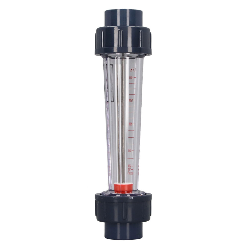 Plastic Tube Type Flow Indicator, Water Rotameter With Corrosion Resistance, Liquid Flow Meter For Real-Time Monitoring, High Accuracy Readings With 9009791726787