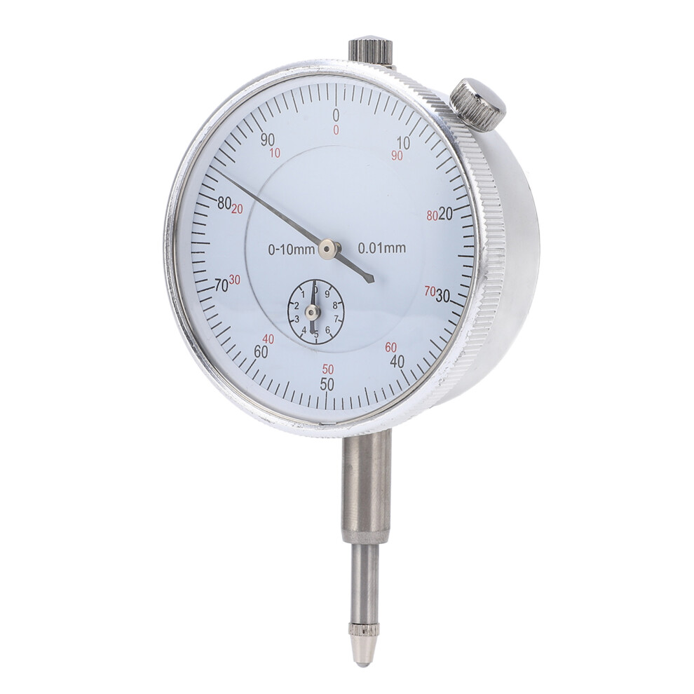Measure Range 0-10Mm Dial Indicator Gauge, Dial Gauge Indicator With 0.01Mm High Sensitivity For Industrial Use, Accuracy Measurement Instrument With 9181073051357