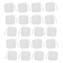 Électrodes de rechange de qualité supérieure 4 x 4 cm pour appareils TENS, compatibles avec tous les appareils d'électrothérapie. Patchs