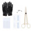 Disposable Piercing Clamps Set, Individual Package Single-Use Piercing Tools with Locking Tooth Design, Secure-Grip Design High Strength PVC Piercing 1