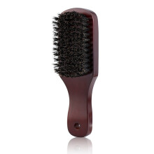 Baardverzorgingsborstel voor mannen, snorstylingborstel met zachte haren, comfortabel in gebruik voor het onderhoud van baard en snor, draagbare