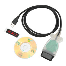 Diagnosekabel für BMW OBD2-Systeme, OBD2-Programmierkabel mit hochwertigem ABS-Kunststoffgehäuse, zuverlässige Schnittstelle mit FTDI-Chip für