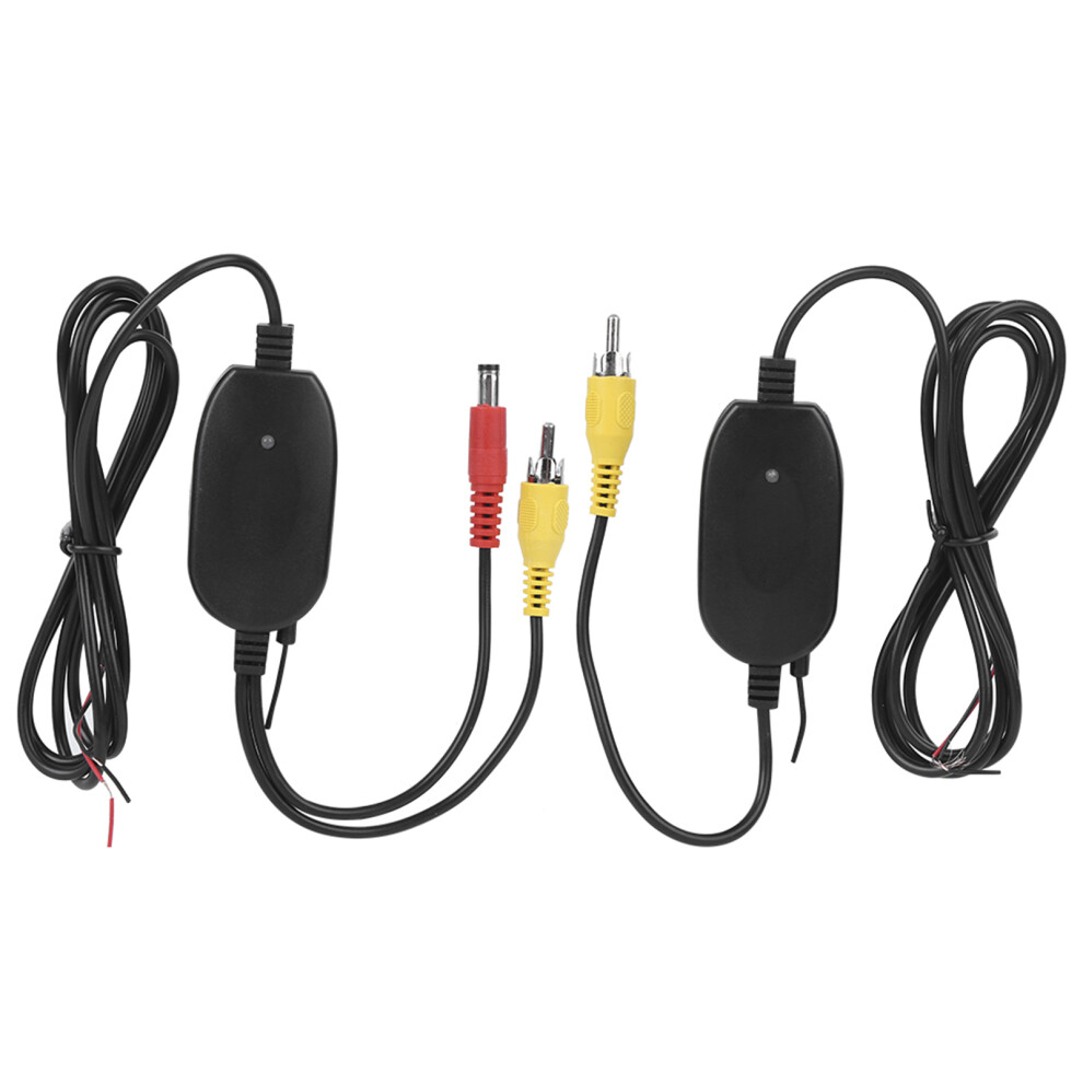 Wireless Video Transmitter Receiver For Vehicle Backup Camera, Wireless 2.4G Rca Video Transmitter Receiver For Car Rear View Camera, Simplify Car 9358999166445