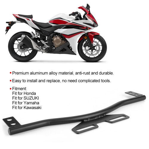 Motorcycle Spotlight Mount Bracket, Sturdy Mounting Bracket for Front Auxiliary Lights, Easy Installation No Tools Required, Enhanced Nighttime 2