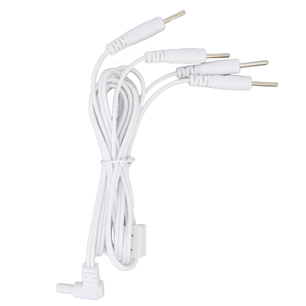 TENS Lead Wires Replacement Compatible With Omron Electrotherapy Devices 2mm Pin Connectors Professional Quality Durable Electrode Cables DC Head