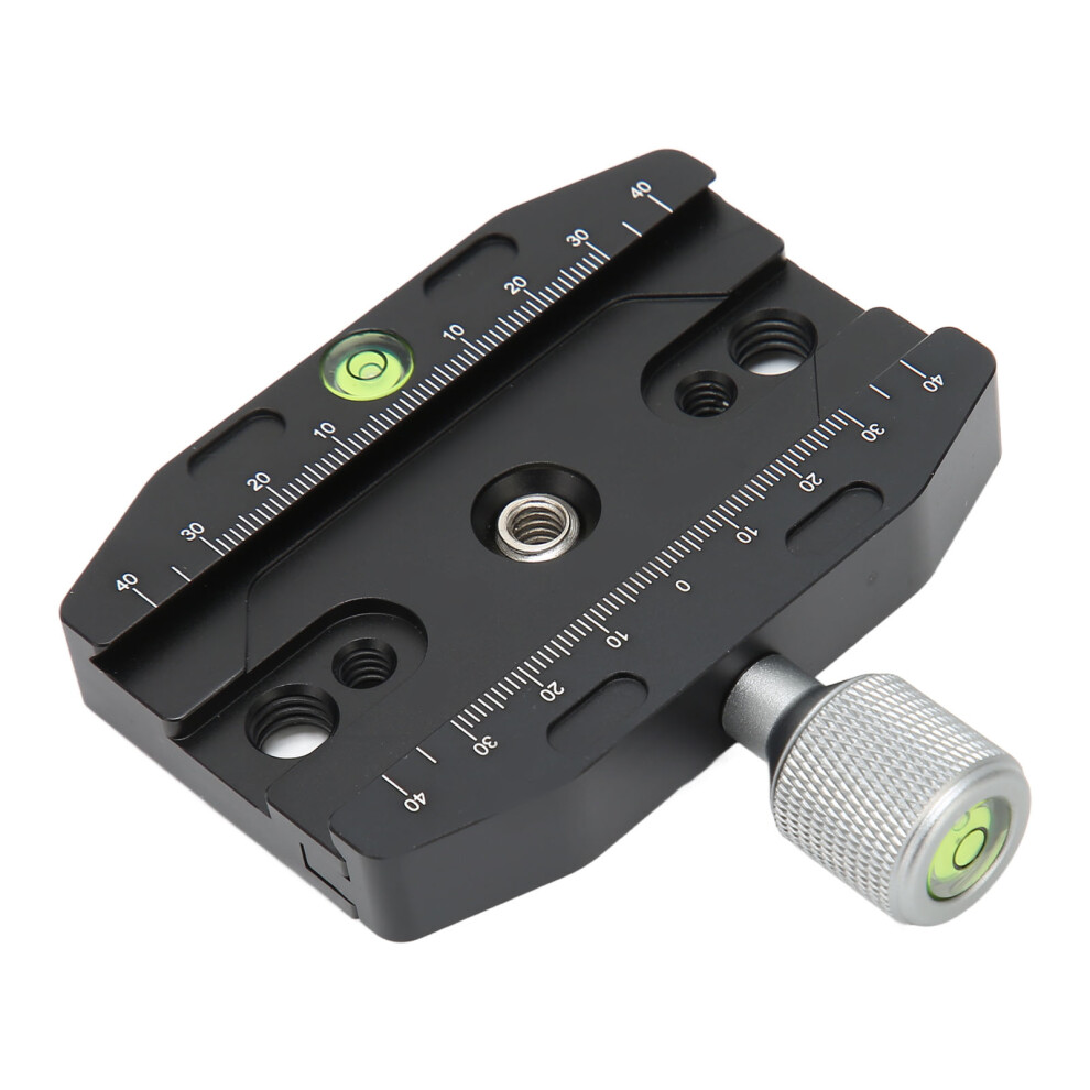 Bubble Spirit Level Equipped Quick Release Clamp, Convertible Screw Design For Dual Thread Support, Cnc Precision Aluminum Alloy Construction With 9170372758609