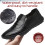Casual Loafers για άνδρες, άνετα δερμάτινα παπούτσια με κοίλο αναπνεύσιμο σχεδιασμό, 4