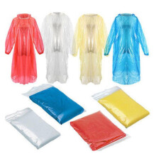 Unisex Design Rain Poncho for Adults, Disposable Rain Coat With Hood, Lightweight Waterproof Emergency Protect Gear, Portable Reusable Outdoor