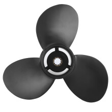 Aluminium bootpropeller, hoogwaardig aluminium, 3 bladen, lichtgewicht, geschikt voor Suzuki 9.9HP, 15HP en 20HP. OEM-upgrade, vervangt