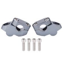 Motorcycle Handlebar Riser Universal Fit for 22mm 7/8" Handlebars, Handlebar Heightening Clamp with Anodized Surface Finish, Durable Bracket Clamp