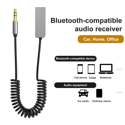 Προσαρμογέας ήχου SUSUchens 5.2 Συμβατό με Bluetooth, Καθαρός ήχος, Αυτόματη σύνδεση, Δέκτης
