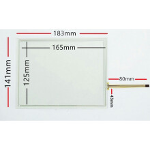 8-Zoll-4-Draht-Standard-Resistiv-Touchscreen, geeignet für industrielle Steuerungsgeräte, Touchscreen 183 x 141 mm
