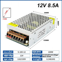 Soláthar Cumhachta Claochladáin Mosiee AC220V Go 12V24V Adapter Do Stiall LED 25W-350W