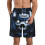 DC_Cowboys Ανδρικό casual παντελόνι θαλάσσης με αθλητικό κοντό μανίκι με το λογότυπο της 1